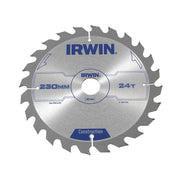 IRWIN® Construction Circular Saw Blade 230 x 30mm x 24T ATB - 1897205