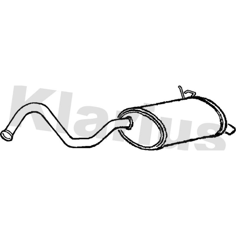 Klarius Box With Tail Pipe Rear RN654P