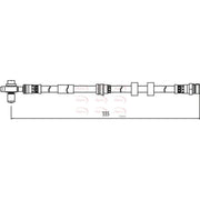 Apec Brake Hydraulic Hose Line Front HOS4135