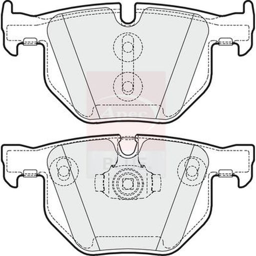 Apec Rear Brake Pad Set PD3341