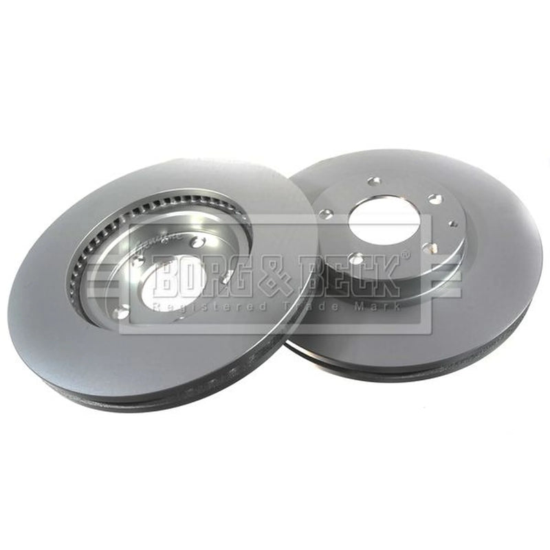 Borg & Beck 2 x Vented Front Brake Discs BBD5302
