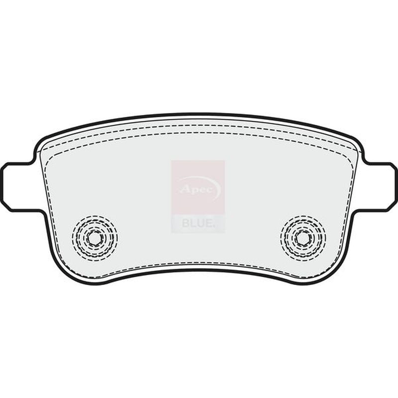 Apec Rear Brake Pad Set PD3254