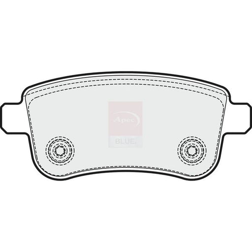 Apec Rear Brake Pad Set PD3254