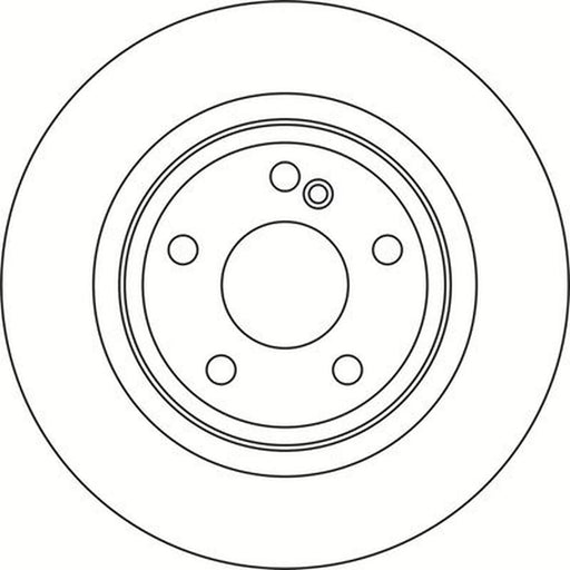 Abtex 2 x Solid Rear Brake Discs BD1937S