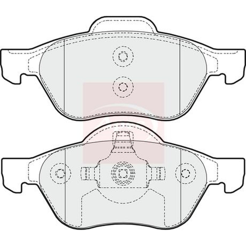 Apec Front Brake Pad Set PAD1649