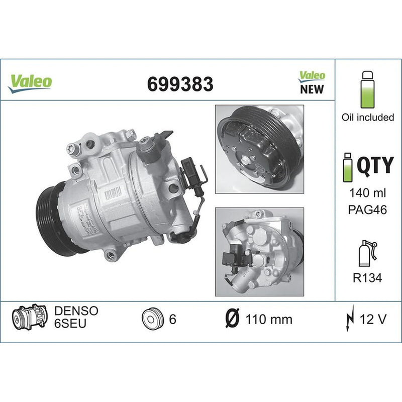 Valeo Air Conditioning Compressor 699383