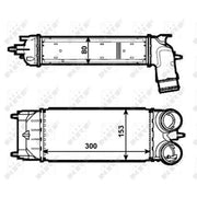 NRF Intercooler (Charge Air Cooler) 30548