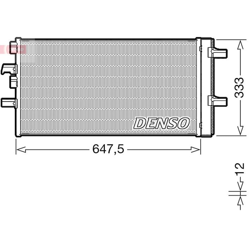 Denso Air Conditioning Condenser DCN05108