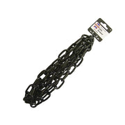 Faithfull Black Japanned Chain 6.0mm x 2.5m - Max. Load 250kg - FAICHCUT60B