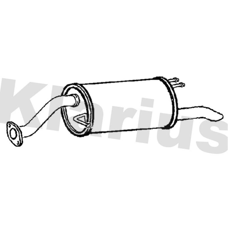 Klarius Box With Tail Pipe Rear KA68J