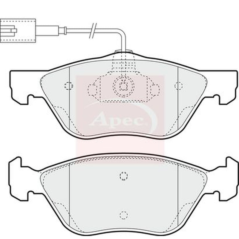 Apec Front Brake Pad Set PAD1079
