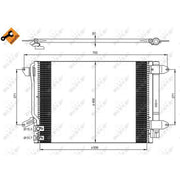NRF Air Conditioning Condenser 350028