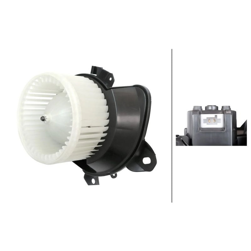 Hella Heater Blower Fan 8EW 366 400-061