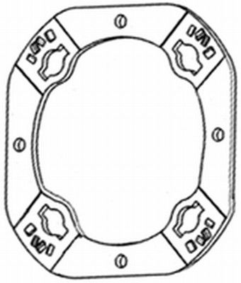 Hella 9AH 161 786-017 Frame