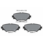 Textar Rear Brake Pad Set 2587801