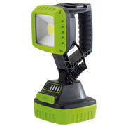 Draper COB LED Work Light 10W 1000 Lumens Rechargeable Green