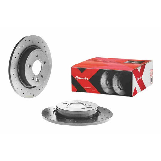 Brembo Xtra 2 x Perforated Rear Brake Discs 08.9975.1X