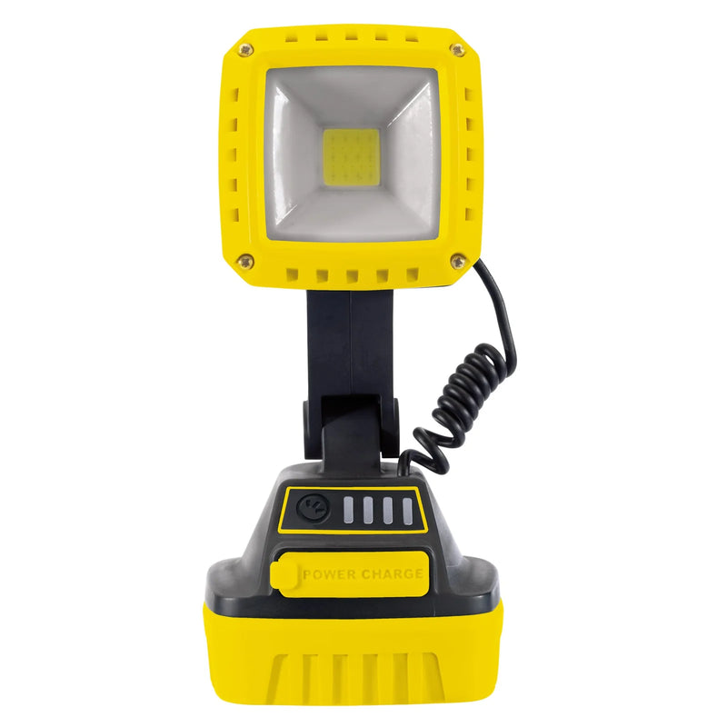Draper COB LED Work Light 10W 1000 Lumens Rechargeable Yellow