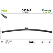 Valeo Passenger Side Wiper Blades 583947