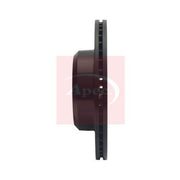 Apec 2 x Solid Rear Brake Discs DSK2865