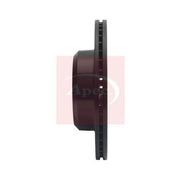 Apec 2 x Solid Rear Brake Discs DSK2865