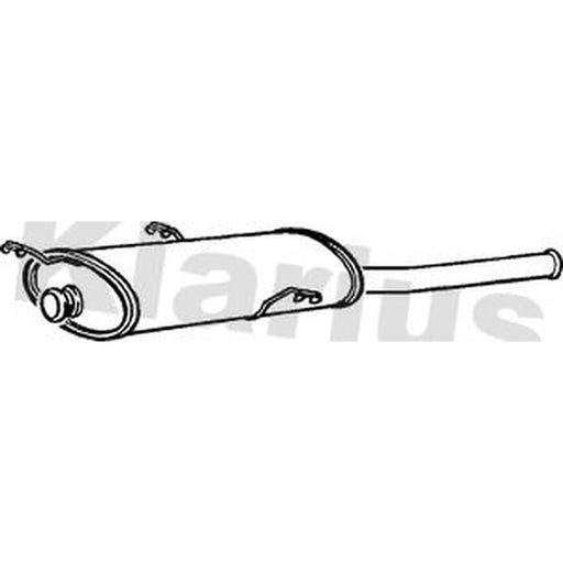 Klarius Box With Tail Pipe Rear CN484E