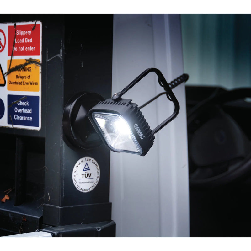 Draper 12V COB LED Work Light 10W 600 Lumens Magnetic Base