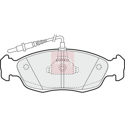 Apec Front Brake Pad Set PAD814