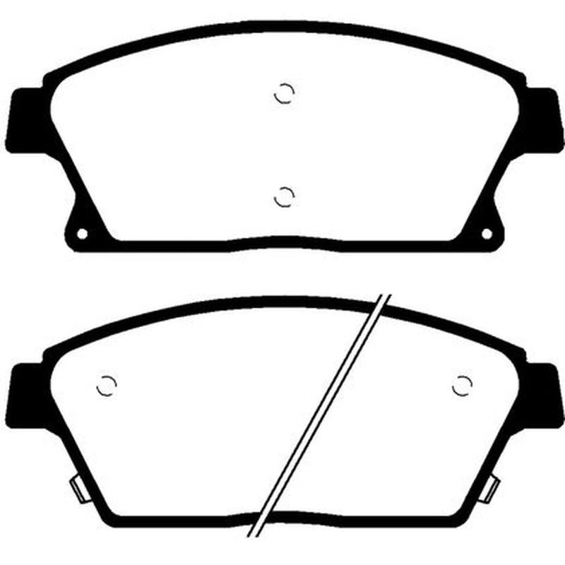 Abtex Front Brake Pad Set PLU2033