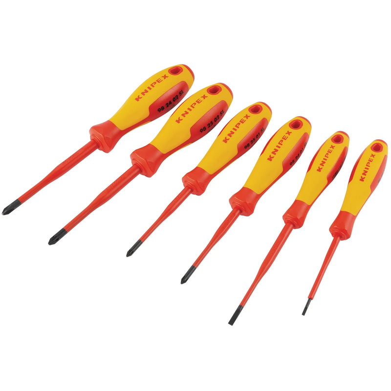 KNIPEX Screwdriver Set 6 Parts VDE Insulated 00 20 12 V04