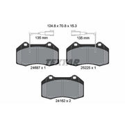 Textar Front Brake Pad Set 2468701