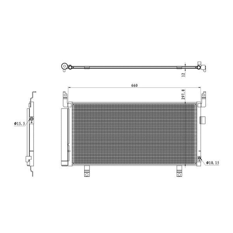 NRF Air Conditioning Condenser 350468