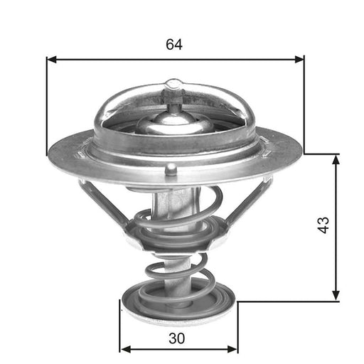 Gates Thermostat,Coolant TH27078G1
