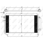 NRF Air Conditioning Condenser 35869