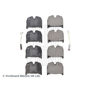 Blue Print Front Brake Pad Set ADU174257