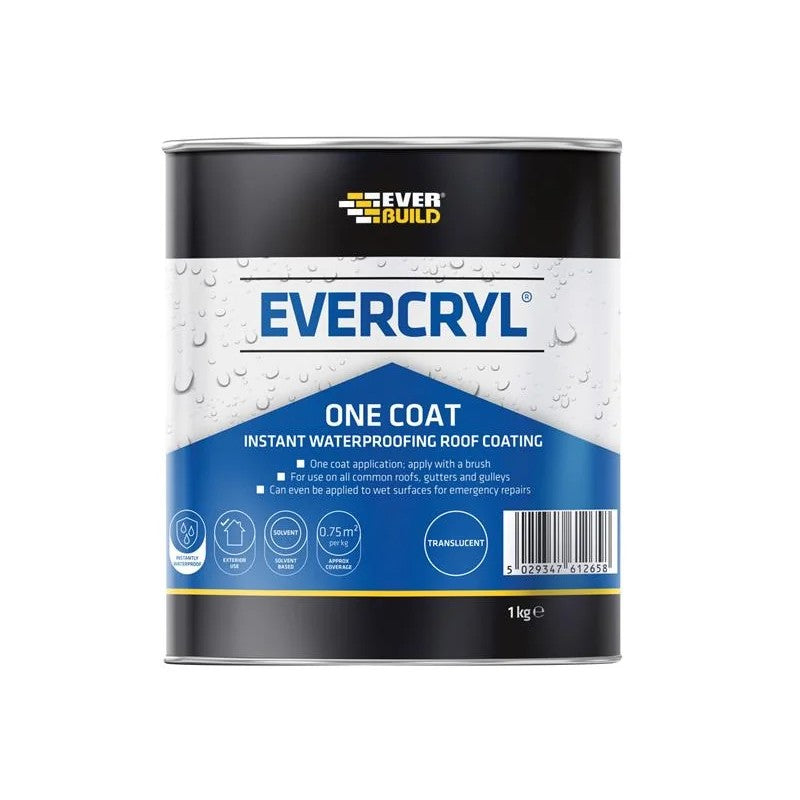 Everbuild Sika Evercryl® One Coat Translucent 1kg - 851528