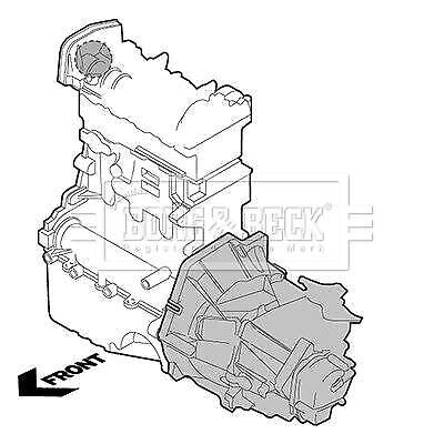 BORG & BECK BEM4235 Engine Mounting Right Upper Fits Renault Twingo Wind Borg & Beck - Town Parts