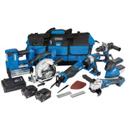 D20 20V Jumbo Tool Kit 7 Power Tools with 2 Batteries & Charger