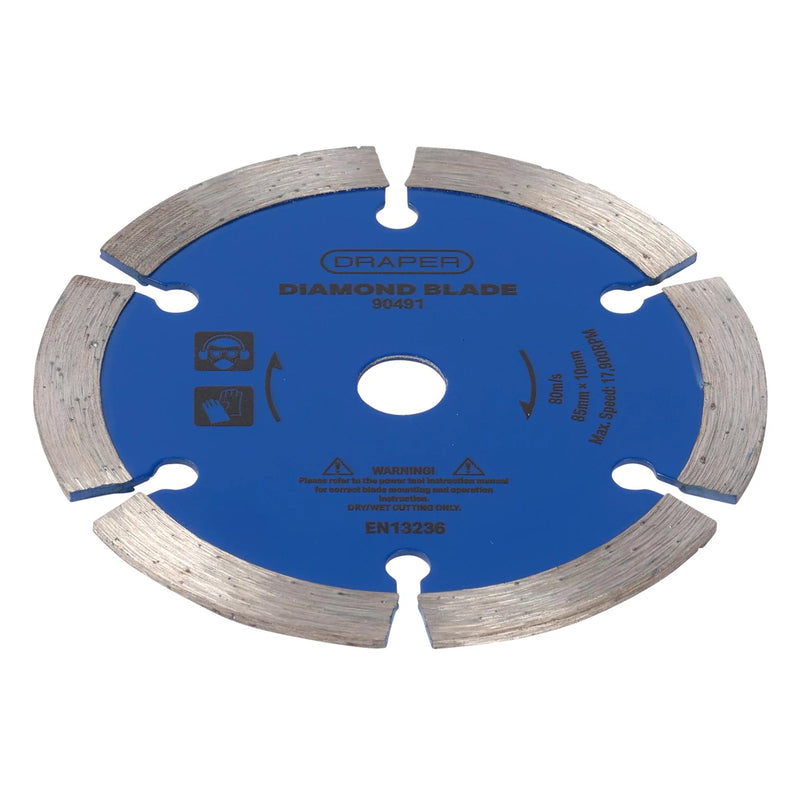 Draper Segmented Diamond Blade - Multiple Length Options Available