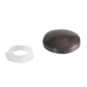 ForgeFix Domed Cover Cap Dark Brown No. 6-8 ForgePack 20 - FPPDT1