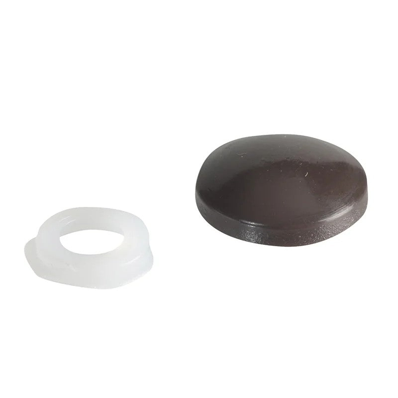 ForgeFix Domed Cover Cap Dark Brown No. 6-8 ForgePack 20 - FPPDT1