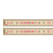 STANLEY® Hand Tools Wooden Folding Rule 2m - 0-35-455