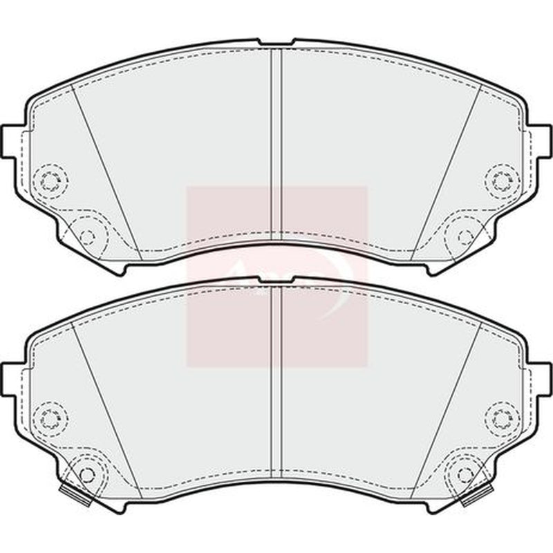 Apec Front Brake Pad Set PAD1639
