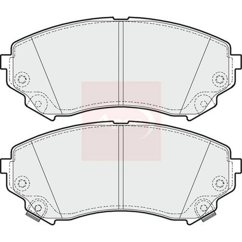 Apec Front Brake Pad Set PAD1639