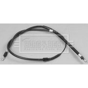 Borg & Beck Handbrake Cable Left Rear BKB2683