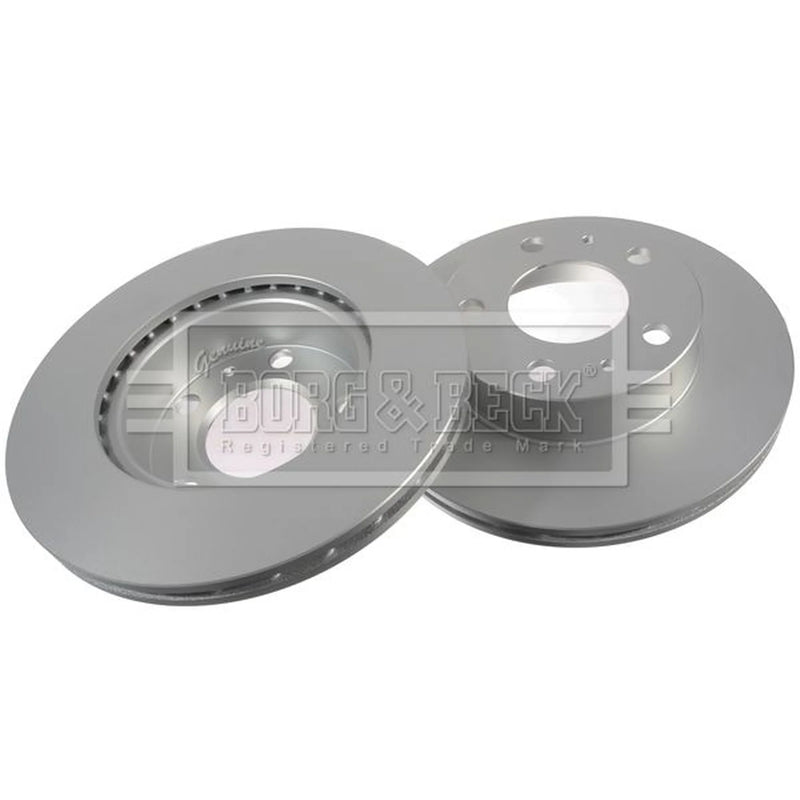 Borg & Beck 2 x Vented Front Brake Discs BBD5112