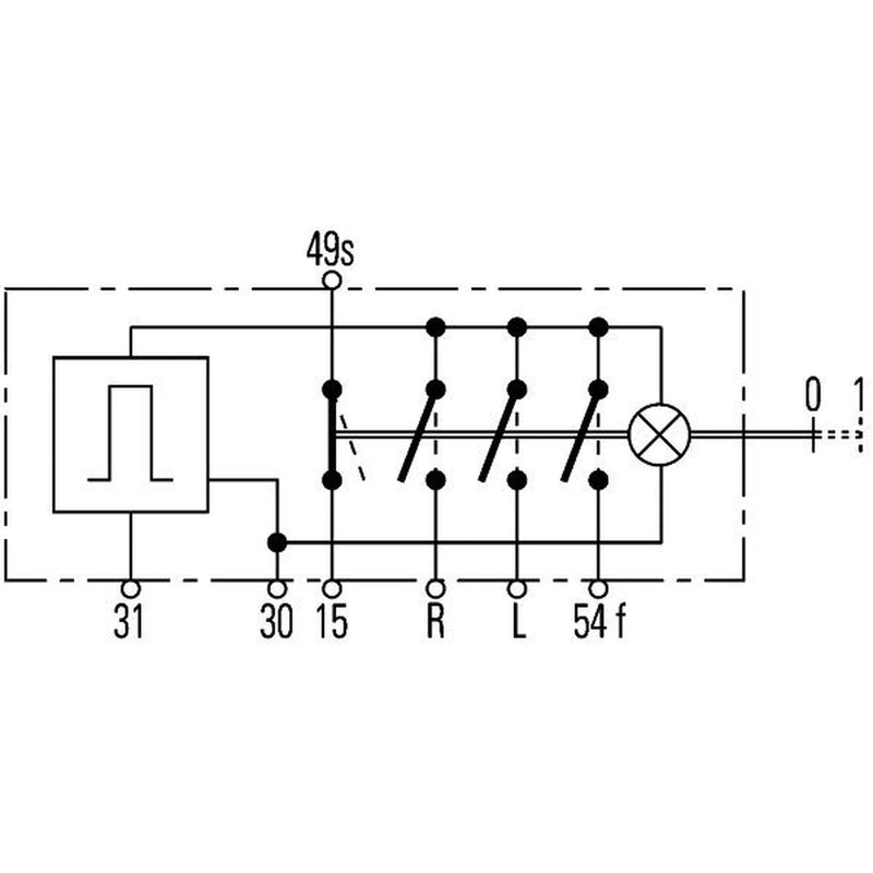 Hella Hazard Warning Light Switch Connectors 6HD 002 535-101