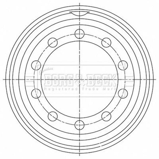 Borg & Beck Brake Drum Assembly BBR32493