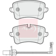 Apec Rear Brake Pad Set PAD1815