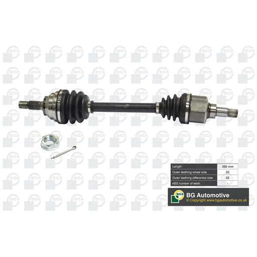 BGA CV Drive Shaft Driveshaft Front Left DS1408L